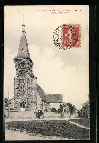 AK Manou, L`Eglise et la Place