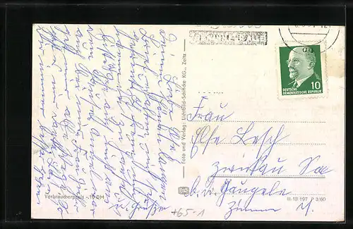 AK Zwickau /Sachs., Hauptbahnhof