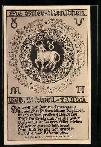 AK Charaktereigenschaften des Sternzeichens Stier