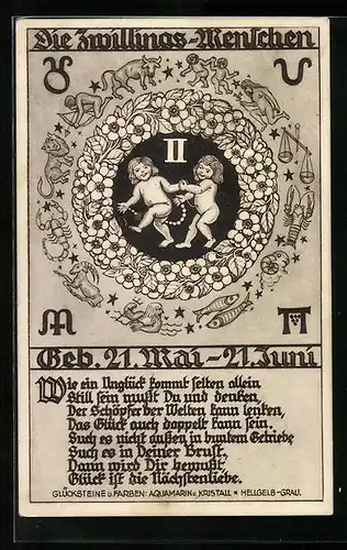 AK Charaktereigenschaften des Sternzeichens Zwillinge