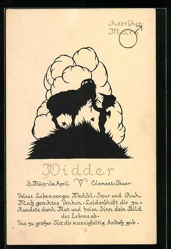 AK Charaktereigenschaften des Sternzeichens Widder