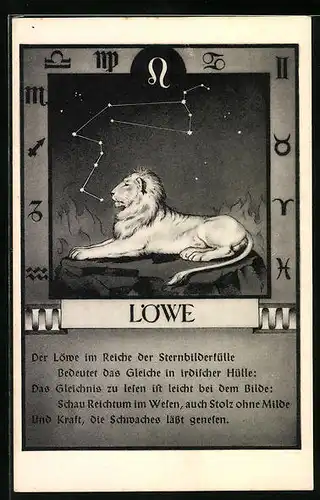 AK Charaktereigenschaften des Sternzeichens Löwe