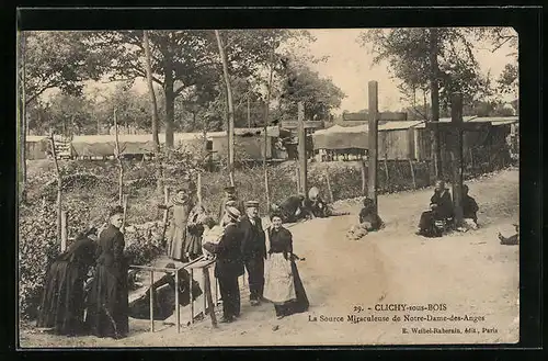 AK Clichy-sous-Bois, La Source Miraculeuse de Notre-Dame-des-Anges