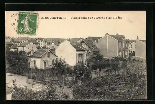 AK Pavillons-sous-Bois, Panorama sur l`Avenue de l`Idéal