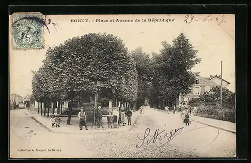 AK Bondy, Place et Avenue de la République