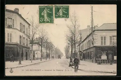 AK Le Bourget, Avenue de Drancy
