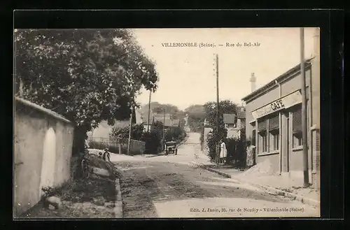 AK Villemomble, Rue du Bel-Air, Cafe