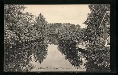 AK Lormaye, Vue sur l`Eure, prise du Pont de lu Bret