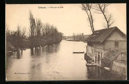 AK Cloyes, Vue sur le Loir