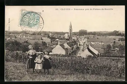 AK Cloyes, Panorama pris du Plateau de Bouville