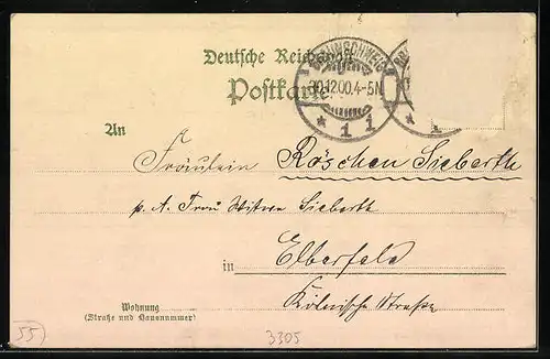 Lithographie Sickte, Bartels Gasthof in Nieder-Sickte, Westphals Gasthof, Rittergut von Vertheim, Schöningerstrasse