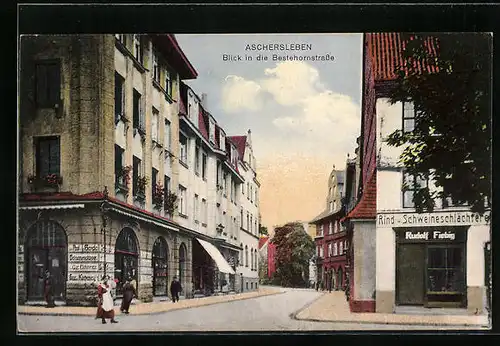 AK Aschersleben, Blick in die Bestehornstrasse