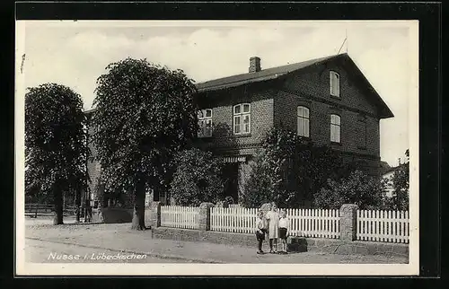 AK Nusse i. Lübeckschen, Kaufhaus R. Schwarz