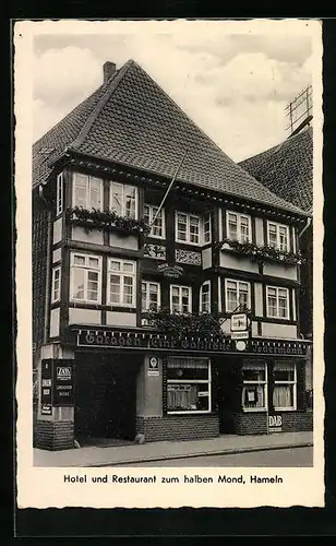 AK Hameln, Hotel und Restaurant zum halben Mond