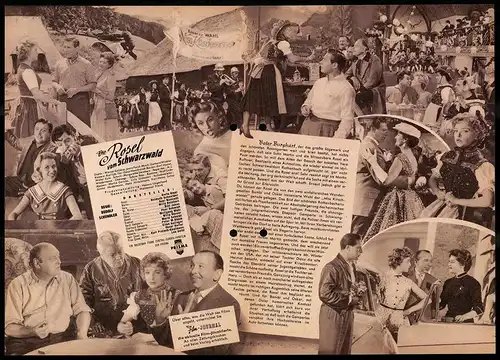 Filmprogramm IFB Nr. 3421, Die Rosel vom Schwarzwald, Herta Staal, Helmuth Schneider, Regie: Rudolf Schneider