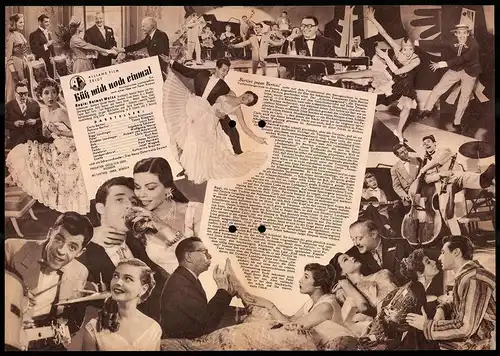 Filmprogramm IFB Nr. 3337, Küss mich noch einmal, Silvio Francesco, Topsy Küppers, Regie: Helmut Weiss