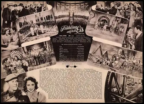 Filmprogramm IFB Nr. 1156, Frühling auf dem Eis, Eva Pawlik, Herta Mayen, Hans Holt, Regie: Georg Jacoby