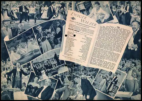 Filmprogramm IFB Nr. 2621, Ewiger Walzer, Bernhrad Wicki, Hilde Krahl, Claus Biederstaedt, Regie: Paul Verhoeven