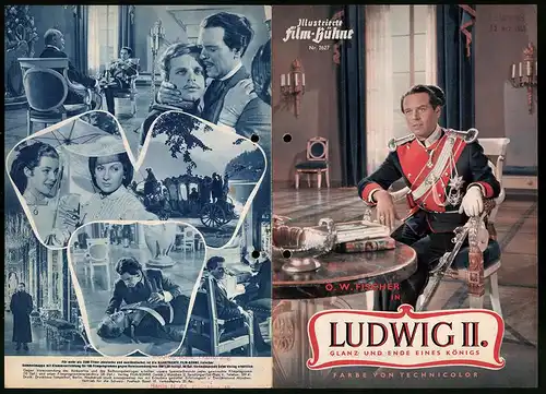 Filmprogramm IFB Nr. 2627, Ludwig II. - Glanz und Ende eines Königs, O. W. Fischer, Ruth Leuwerik, Regie: Helmut Käutner