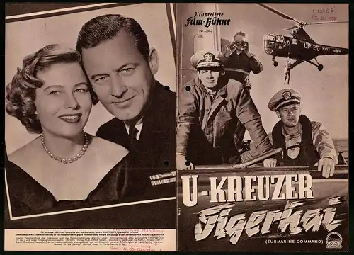 Filmprogramm IFB Nr. 2682, U-Kreuzer Tigerhai, William Holden, Nancy Olson, Regie: John Farrow