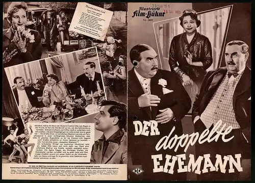 Filmprogramm IFB Nr. 2809, Der doppelte Ehemann, Joe Stöckel, Grethe Weiser, Regie: Ferdinand Dörfler