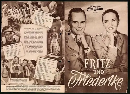 Filmprogramm IFB Nr. 1694, Fritz und Friederike, Liselotte Pulver, Albert Lieven, Regie: Geza von Bolvary