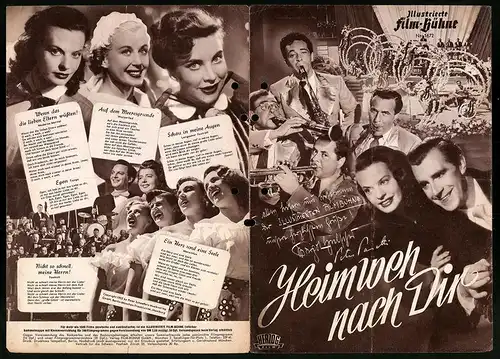 Filmprogramm IFB Nr. 1672, Heimweh nach Dir, Margot Hielscher, Peter Pasetti, Regie: R. A. Stemmle