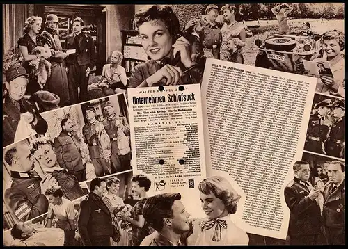 Filmprogramm IFB Nr. 2958, Unternehmen Schlafsack, Eva-Ingeborg Scholz, Paul Klinger, Regie: Arthur Maria Rabenalt