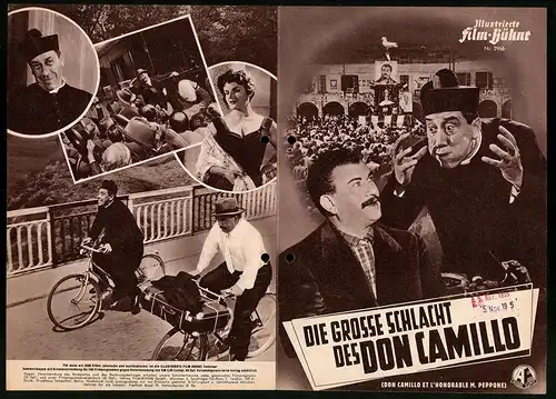 Filmprogramm IFB Nr. 2966, Die grosse Schlacht des Don Camillo, Fernandel, Gino Cervi, Regie: Carmine Gallone