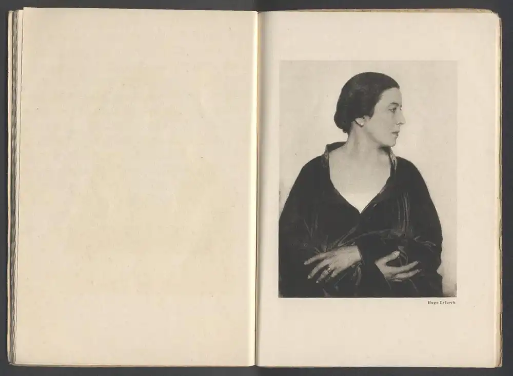 Fotokatalog Hugo Erfurth, Bildnisse 14 Portraits im Kupfertiefdruck, Nina Kadinsky, Hans Thoma, Otto Dix u.a. 12