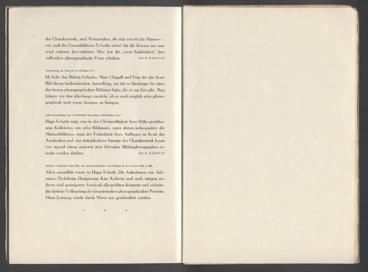 Fotokatalog Hugo Erfurth, Bildnisse 14 Portraits im Kupfertiefdruck, Nina Kadinsky, Hans Thoma, Otto Dix u.a. 18