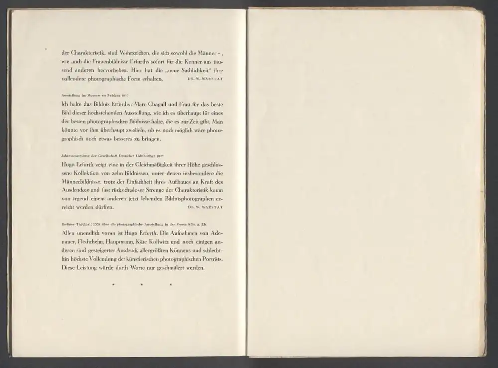 Fotokatalog Hugo Erfurth, Bildnisse 14 Portraits im Kupfertiefdruck, Nina Kadinsky, Hans Thoma, Otto Dix u.a. 18