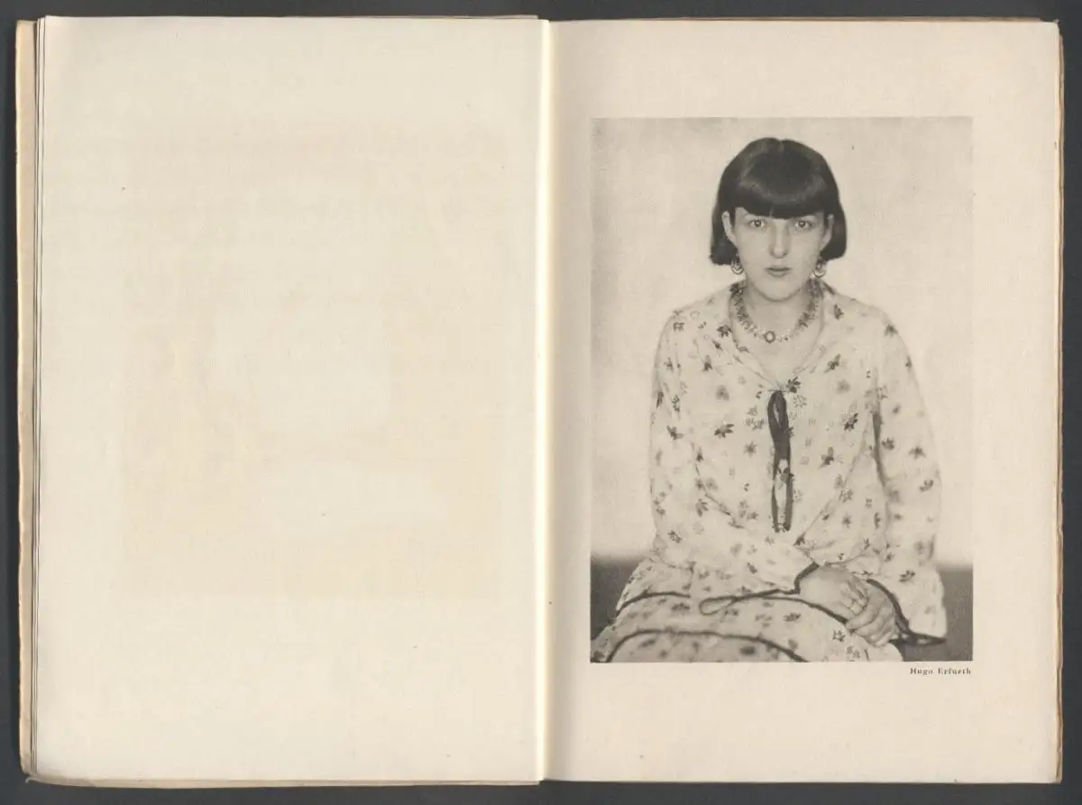 Fotokatalog Hugo Erfurth, Bildnisse 14 Portraits im Kupfertiefdruck, Nina Kadinsky, Hans Thoma, Otto Dix u.a. 2