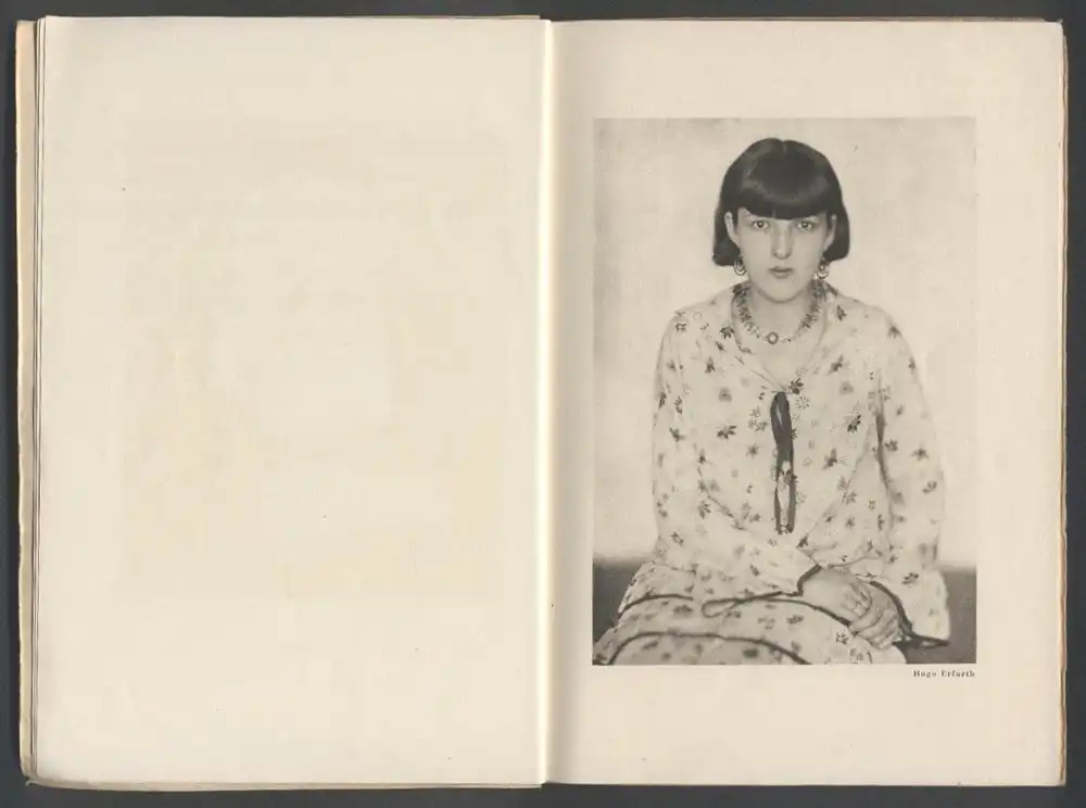 Fotokatalog Hugo Erfurth, Bildnisse 14 Portraits im Kupfertiefdruck, Nina Kadinsky, Hans Thoma, Otto Dix u.a. 2