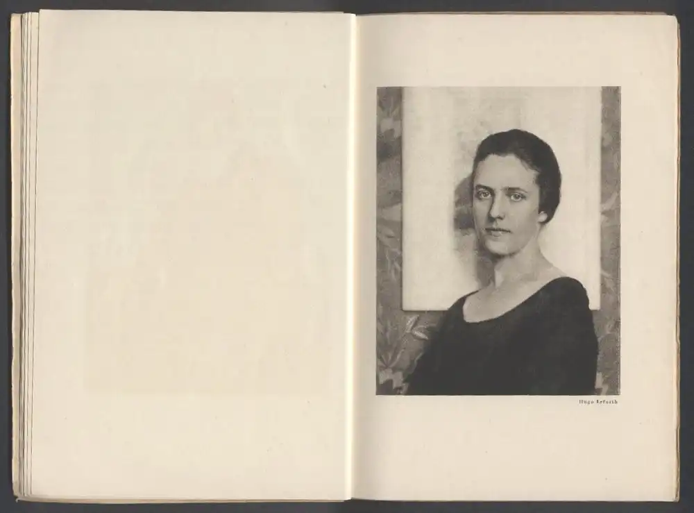 Fotokatalog Hugo Erfurth, Bildnisse 14 Portraits im Kupfertiefdruck, Nina Kadinsky, Hans Thoma, Otto Dix u.a. 5