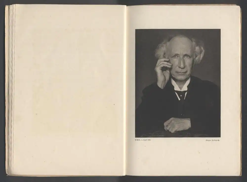 Fotokatalog Hugo Erfurth, Bildnisse 14 Portraits im Kupfertiefdruck, Nina Kadinsky, Hans Thoma, Otto Dix u.a. 9