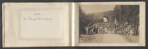 Fotoalbum mit 27 Fotografien Ansicht Millstatt, Sänger aus Coburg in Deutsch-Österreich 1921, Salzburg, Graz, Linz u.a.