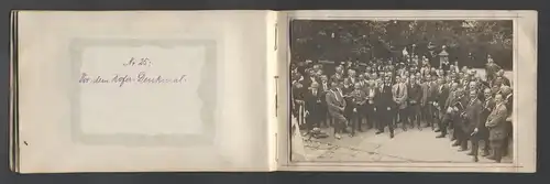 Fotoalbum mit 27 Fotografien Ansicht Millstatt, Sänger aus Coburg in Deutsch-Österreich 1921, Salzburg, Graz, Linz u.a.