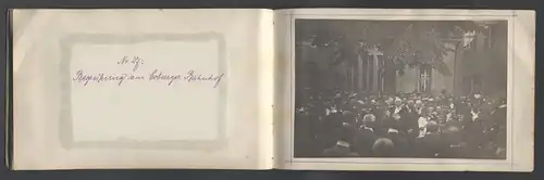 Fotoalbum mit 27 Fotografien Ansicht Millstatt, Sänger aus Coburg in Deutsch-Österreich 1921, Salzburg, Graz, Linz u.a.