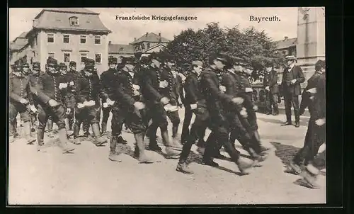 AK Bayreuth, Französische Kriegsgefangene