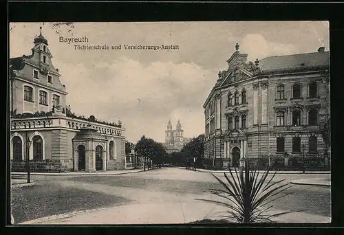 AK Bayreuth, Töchterschule und Versicherungs-Anstalt