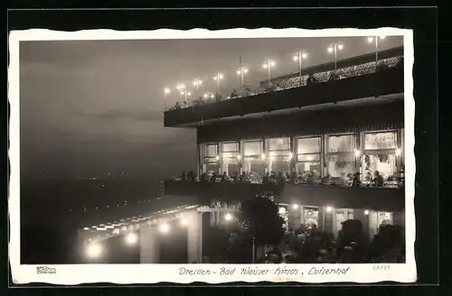 Foto-AK Walter Hahn, Dresden, Nr. 12125: Dresden-Weisser Hirsch, Gasthaus Luisenhof