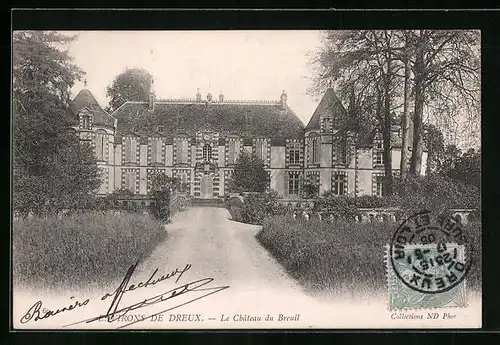 AK Dreux, Le Château du Breuil