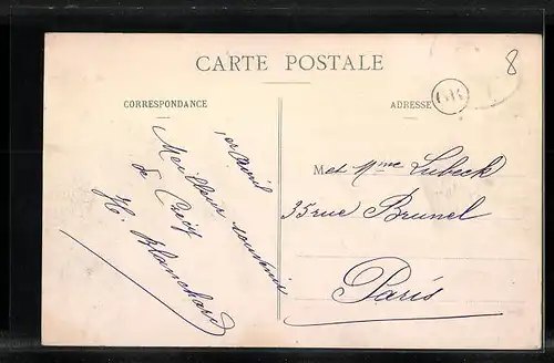 AK Crécy-Couvé, Vue panoramique sur Aunay-Tréon