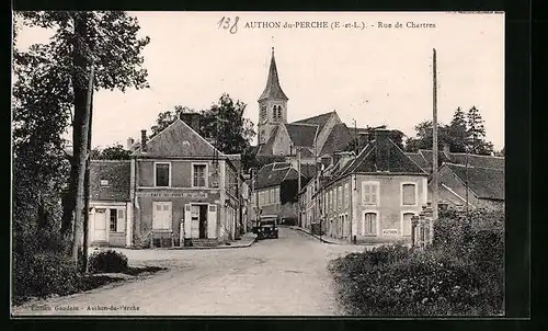 AK Authon-du-Perche, Rue de Chartres