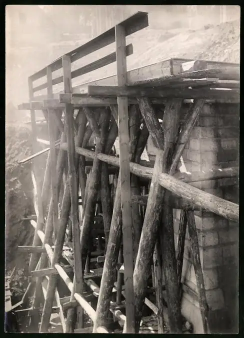 16 Fotografien unbekannter Fotograf, Ansicht Revda-Zavod / Sibirien, Tunnelbau Eisenbahn Kassan-Ekaterinburg 1918 4