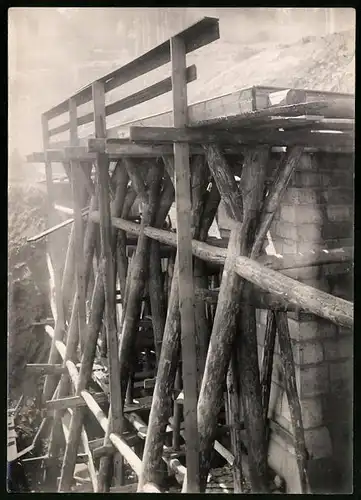 16 Fotografien unbekannter Fotograf, Ansicht Revda-Zavod / Sibirien, Tunnelbau Eisenbahn Kassan-Ekaterinburg 1918