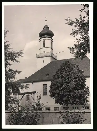 19 Fotografien unbekannter Fotograf, Ansicht Schweinfurt, Stadtansichten mit Kirche, Flusspartie, Schloss, Wehr, Hafen