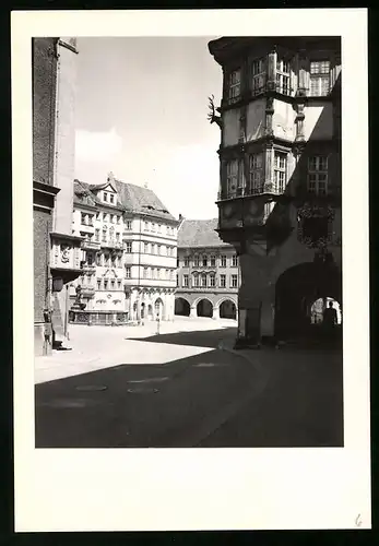 10 Fotografien Walter Wolff, Görlitz, Ansicht Görlitz, PGH Film & Bild Berlin, Hartkarton-Mappe mit Stadtansichten