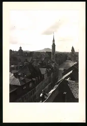 10 Fotografien Walter Wolff, Görlitz, Ansicht Görlitz, PGH Film & Bild Berlin, Hartkarton-Mappe mit Stadtansichten